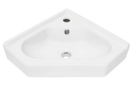 Eck-Handwaschbecken ANGOLO 55x38,5 cm