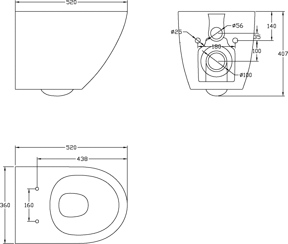 Design Wand-WC KM 154