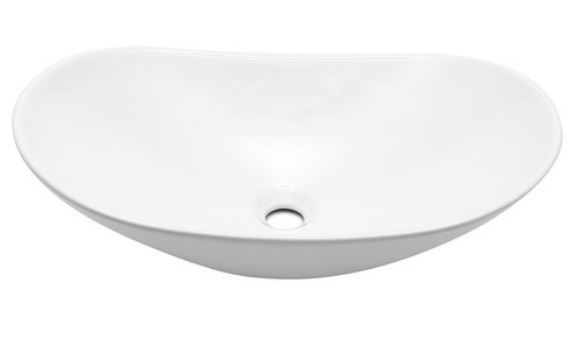 Aufsatzwaschtisch OVALE 61,5x36 cm 