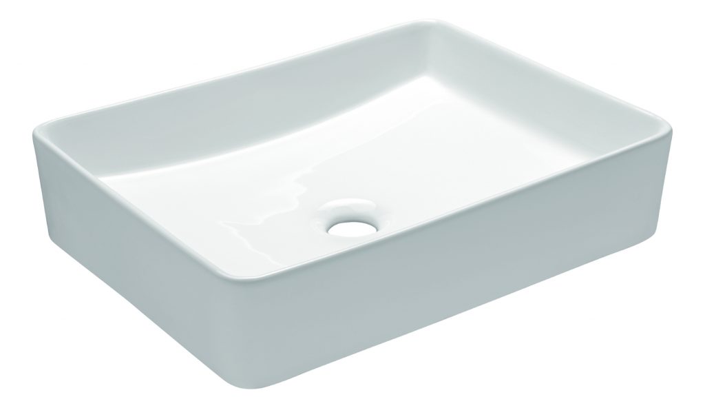 Design Aufsatzwaschtisch KM 370, dünnwandig