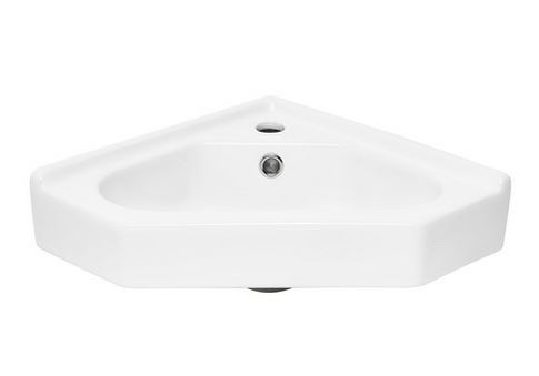 Eck-Handwaschbecken ANGOLO 55x38,5 cm