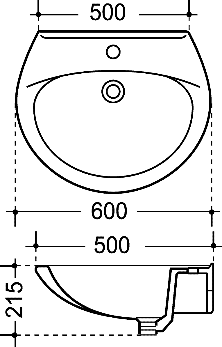 Waschtisch 60cm