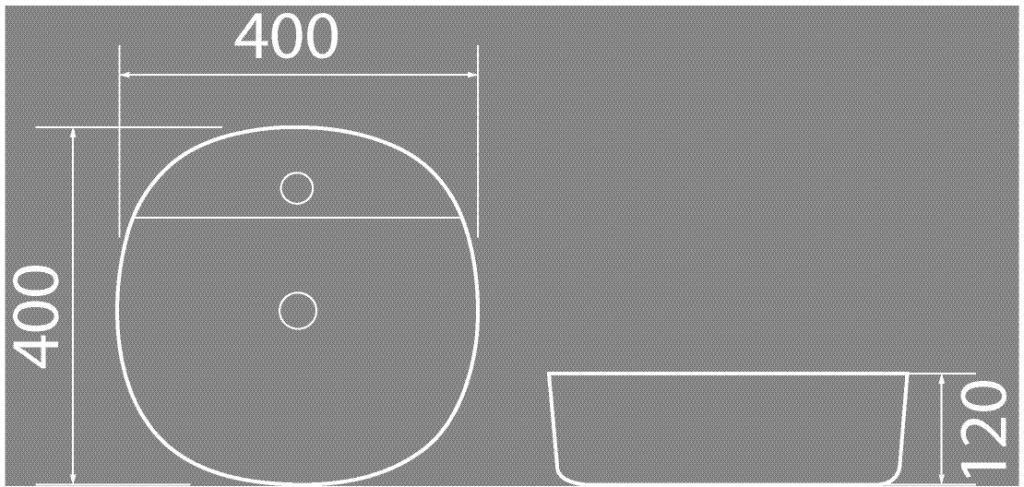 Aufsatzwaschtisch KM 300