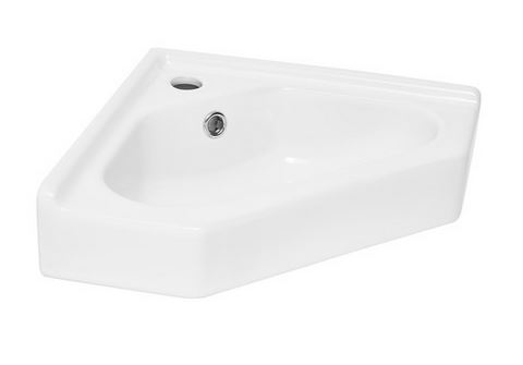 Eck-Handwaschbecken ANGOLO 55x38,5 cm