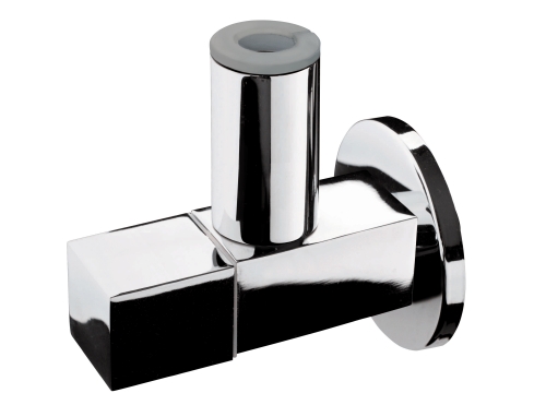 2 Design-Eckventile 1/2", eckig