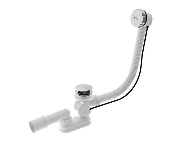 Badewannen-Siphon PROCESSO Chrom DN50